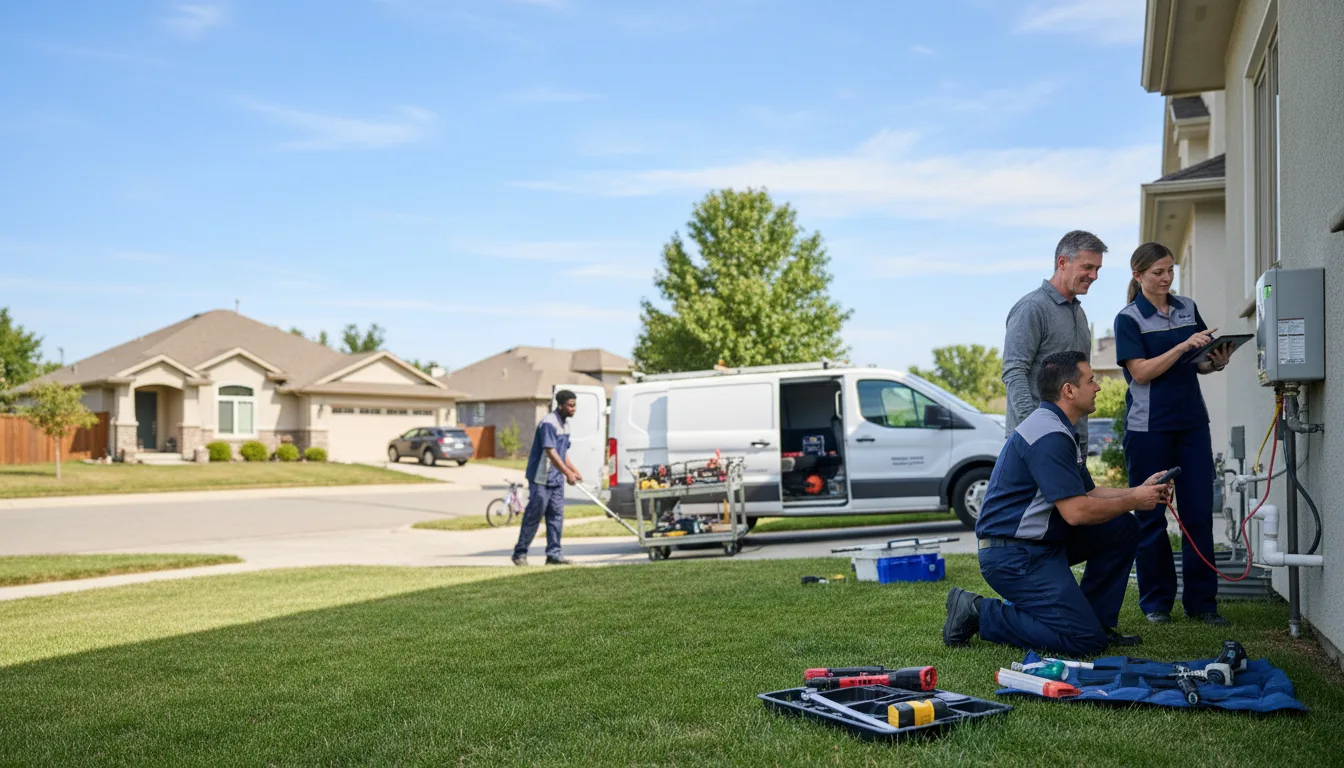Tankless water heater service in Ferris, TX